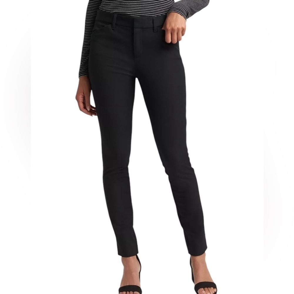 Gap Black Signature Skinny Career Pants 8 Tall